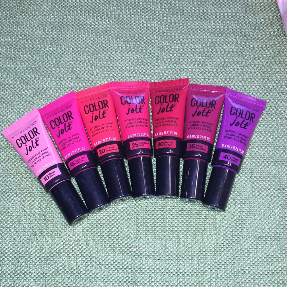 Maybelline  Color Jolt lot of seven